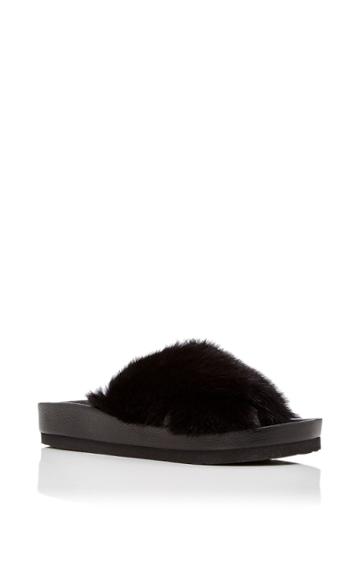 Lysa Lash Furs Twist Fur Sandal
