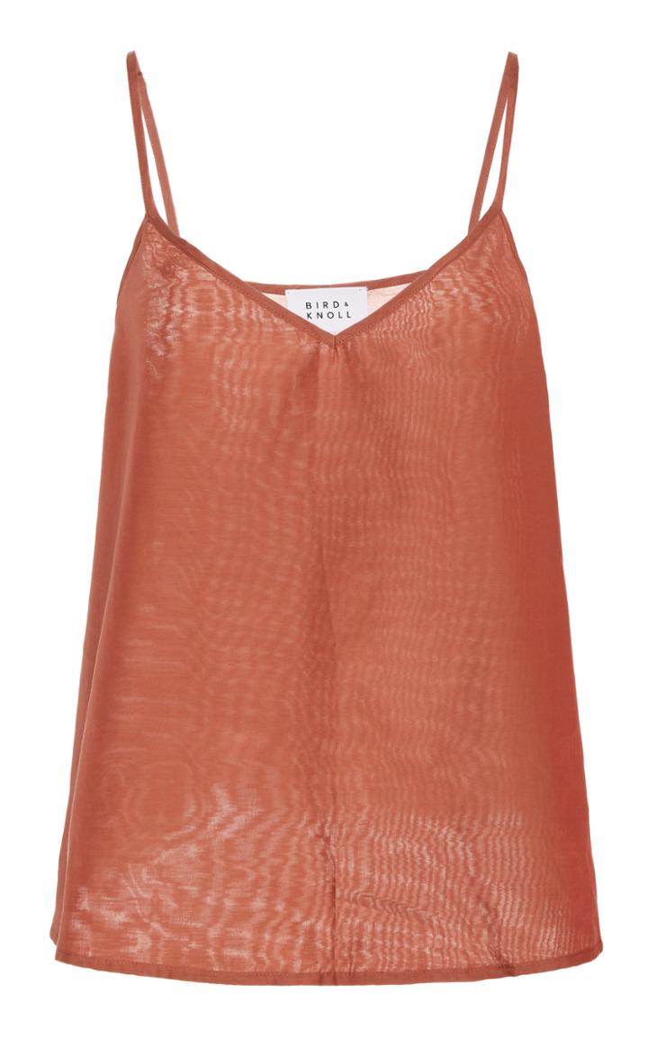 Bird & Knoll Lila Cotton Silk Cami Top