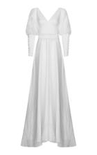 Moda Operandi Safiyaa Heroia Spotted Chiffon Dress Size: 34