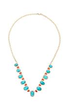 Katherine Jetter One-of-a-kind Turquoise And Fire Opal Necklace