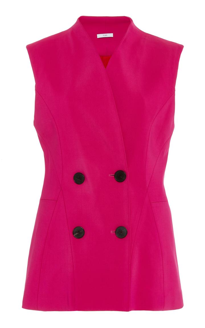 Tome Tailored Power Stretch Crepe Vest
