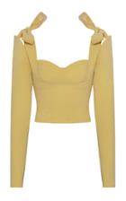 Moda Operandi Aleksandre Akhalkatsishvili Bow-embellished Corset Top