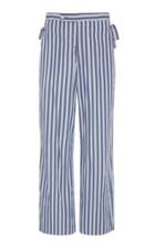 Bode Duo-tone Stripe Side-tie Trouser