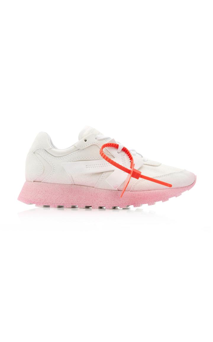 Off-white C/o Virgil Abloh Degrade Hg Runner Leather Sneakers