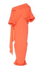Moda Operandi Hellessy Jade Assymetric Knotted Silk Gown Size: 0