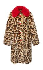 Dolce & Gabbana Animal-print Faux Fur Coat