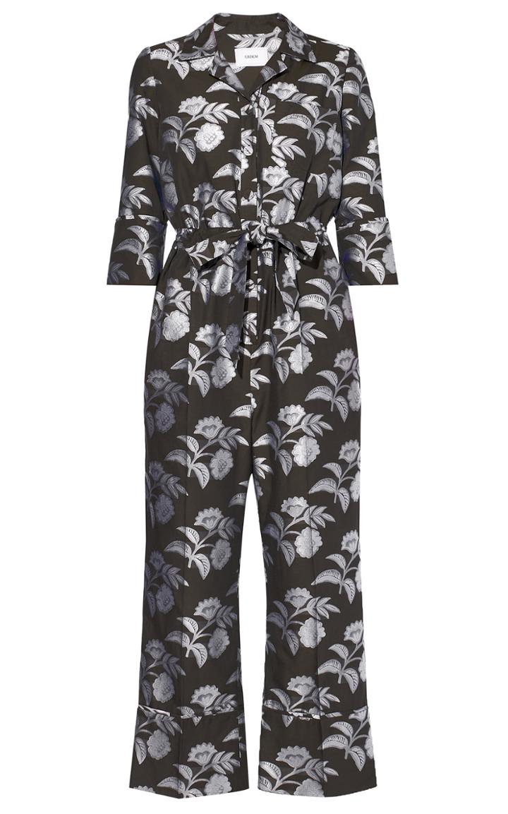 Moda Operandi Erdem Truman Belted Straight-leg Jumpsuit