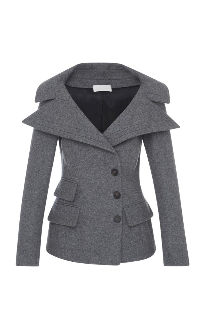 Antonio Berardi Notch Collar Coat