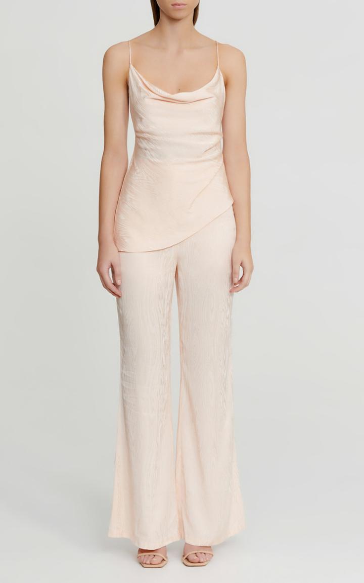 Moda Operandi Significant Other Samantha Asymmetric Draped Moir Top