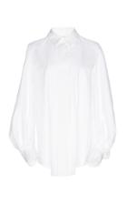 Dice Kayek White Collared Blouse