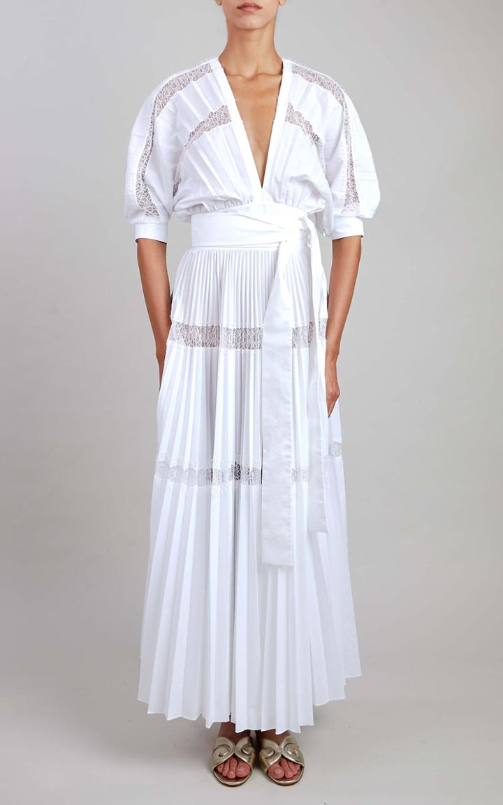 Moda Operandi Elie Saab Cotton Midi Dress