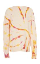 The Elder Statesman Burnout Tie Dyed Cashmere Sweater