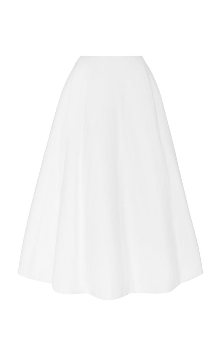 Moda Operandi The Row Jaco Cotton Midi Skirt Size: 0