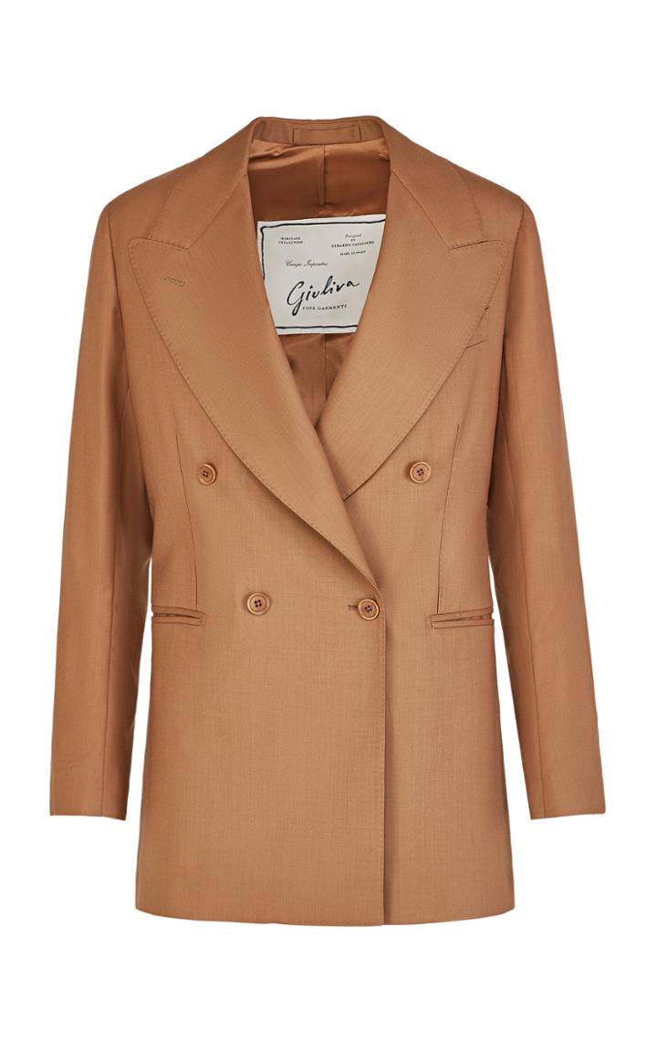 Giuliva Heritage Stella Wool Double Breasted Blazer