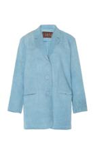 Albus Lumen Manus Oversized Suede Blazer