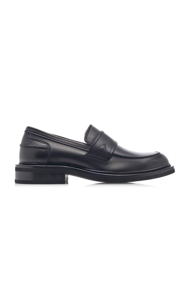 Bottega Veneta Leather Penny Loafers Size: 41
