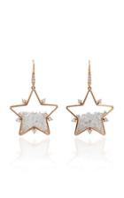 Moritz Glik 18k Rose Gold Diamond Earrings