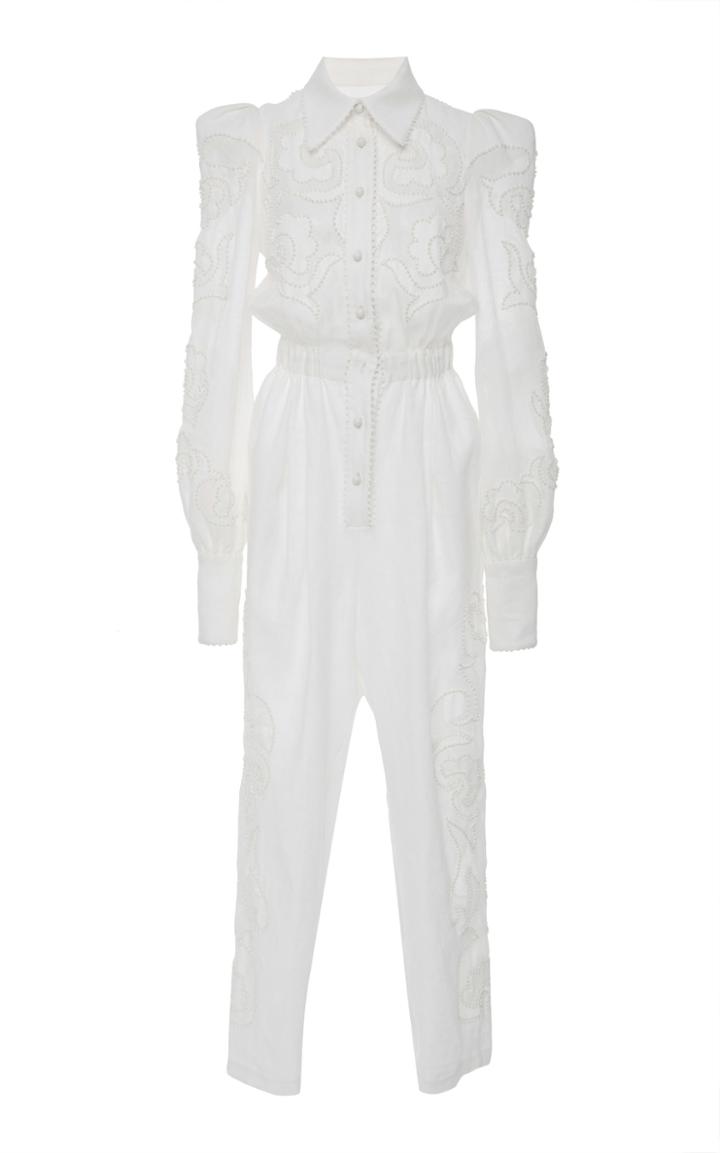 Zimmermann Sunny Applique Jumpsuit