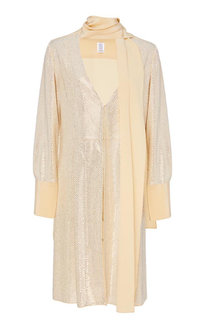 Rosie Assoulin Swarovski Embellished Mini Dress