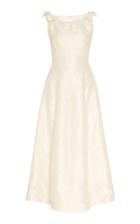 Moda Operandi Markarian Harpy Dupioni Dress With Bow Shoulders Size: 0