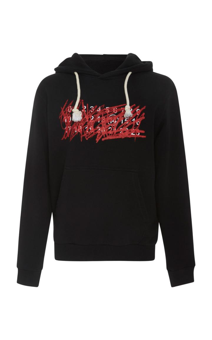 Maison Margiela Graphic Logo Japanese Fleece Hoodie