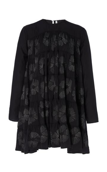 Merlette Soliman Embroidered Mini Dress