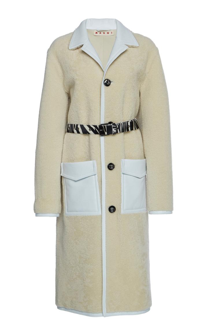 Marni Belted Knit Overcoat