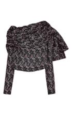 Rosie Assoulin Silk Gazar Rosetti Top