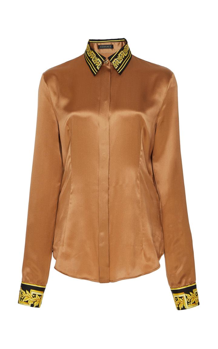 Versace Tailored Silk Top