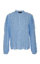 Needle & Thread Ruffle Long Sleeve Blouse