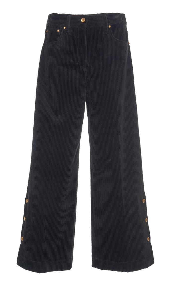 Agnona Velvet Corduroy Three Button Pants
