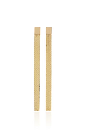 Ashley Zhang Herringbone 14k Gold Earrings