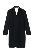 Maison Margiela Felt Wool Open Back Coat