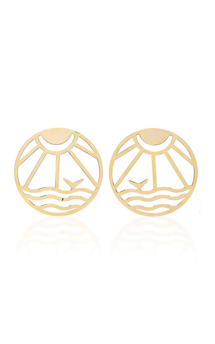 Sandra Mansour Grand Bleu Earrings