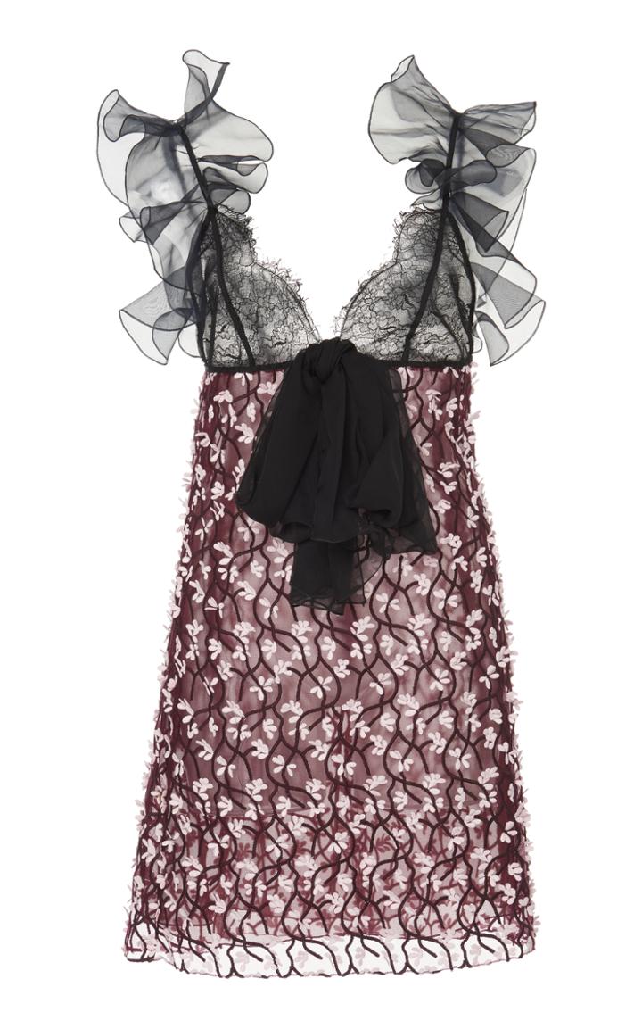 Giambattista Valli Embroidered Mini Dress