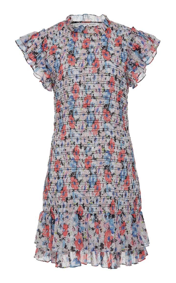 Veronica Beard Cici Chiffon Mini Dress