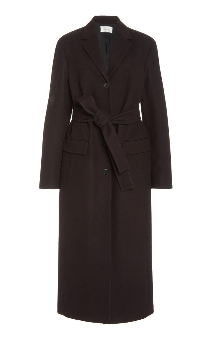 Moda Operandi The Row Owen Belted Wool Long Coat
