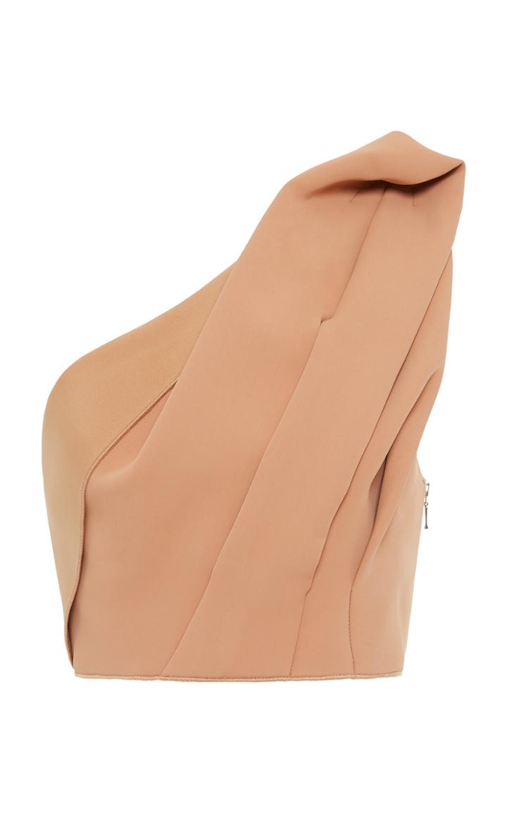 Moda Operandi Acler Redwood Gathered One Shoulder Crop Top Size: 4
