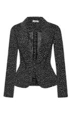 Nina Ricci Printed Stretch-linen Blazer