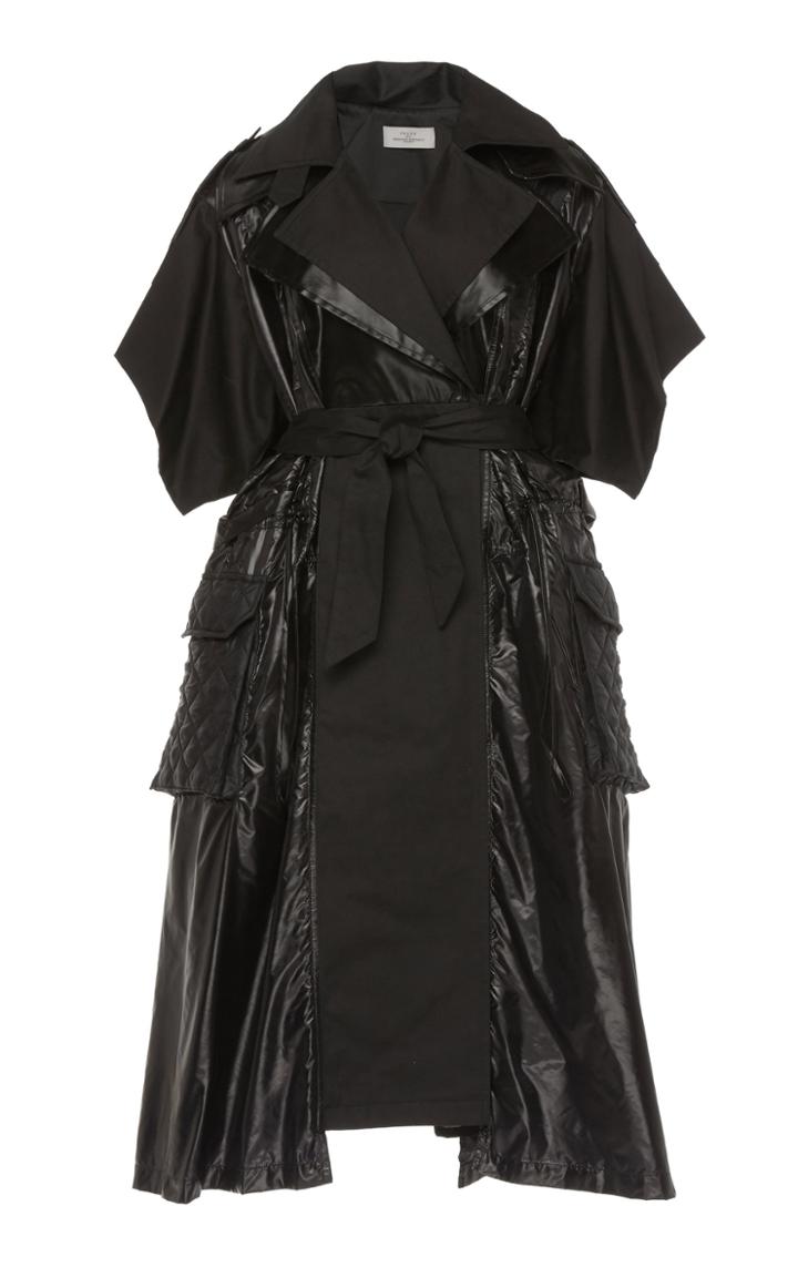 Moda Operandi Preen By Thornton Bregazzi Lolly Shell-paneled Wool Twill Coat Size: X