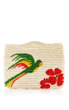 Sensi Studio Macaw Straw Mini Handbag