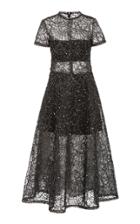 Moda Operandi Burnett New York Sequined Organza Midi Dress