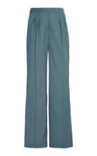 Loulou Studio Sbiru Wool Pleated Wide-leg Pants
