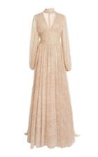 Moda Operandi Luisa Beccaria Dot-printed Lace Gown