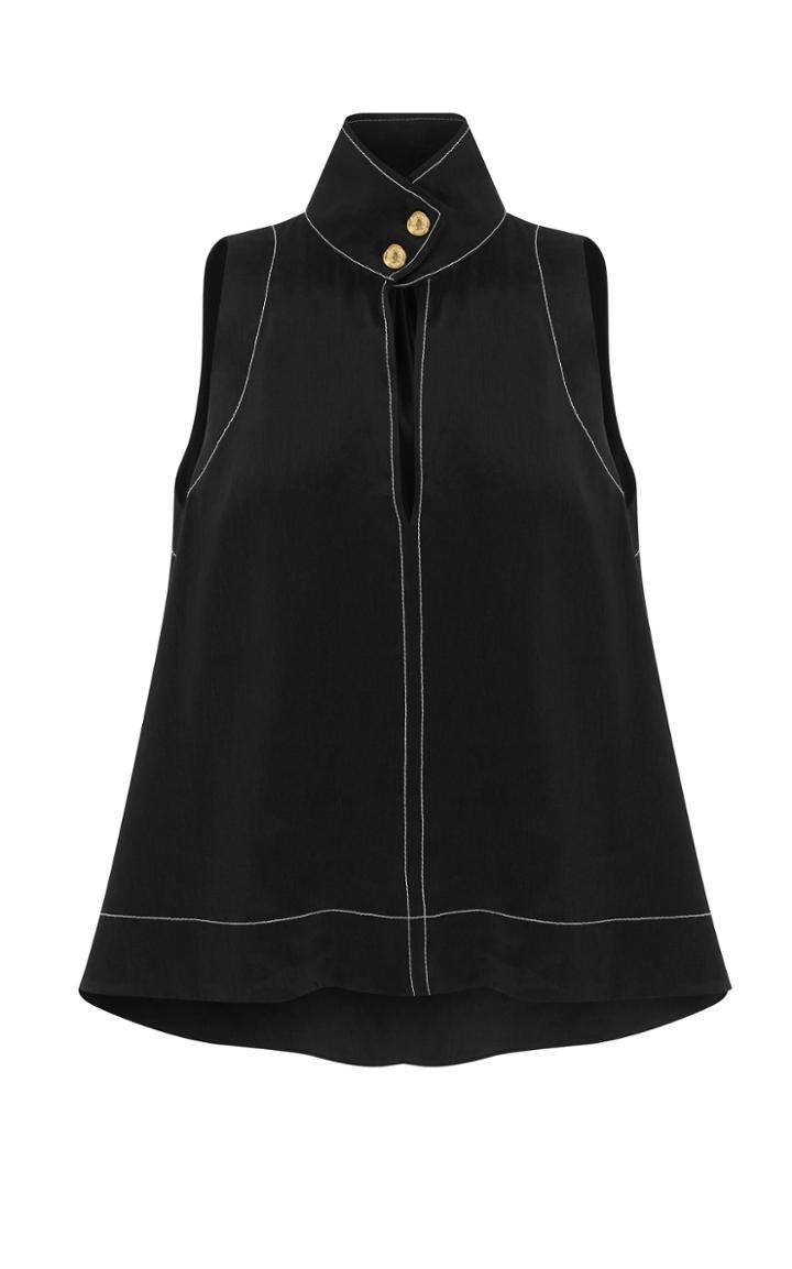 Aje Mimosa Funnel Camisole