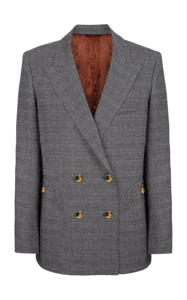 Moda Operandi Blaz Milano Nada Stone Everynight Gabardine Blazer