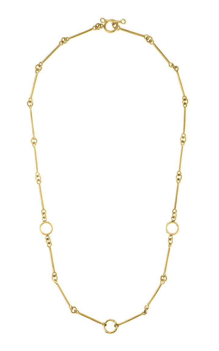 Rush Jewelry Design Signature 18k Yellow-gold Chain Necklace