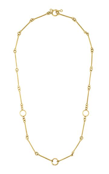 Rush Jewelry Design Signature 18k Yellow-gold Chain Necklace
