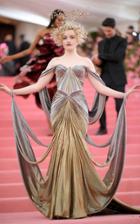 Zac Posen Ombr Lam Gown