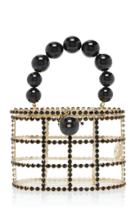 Rosantica Holli Brass Bag With Crystals